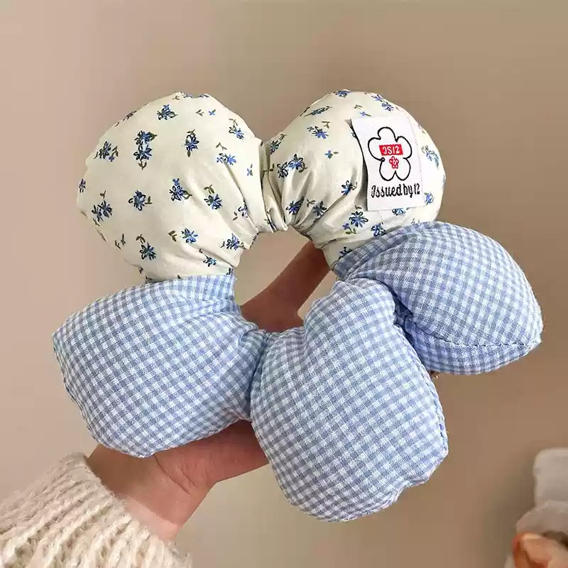 Mickey culo anillo de cabello pequeño libro rojo explosión punto de onda rojo adorable peluche adornamiento de cabello intestino grueso anillo de cabello cuerda de cabeza