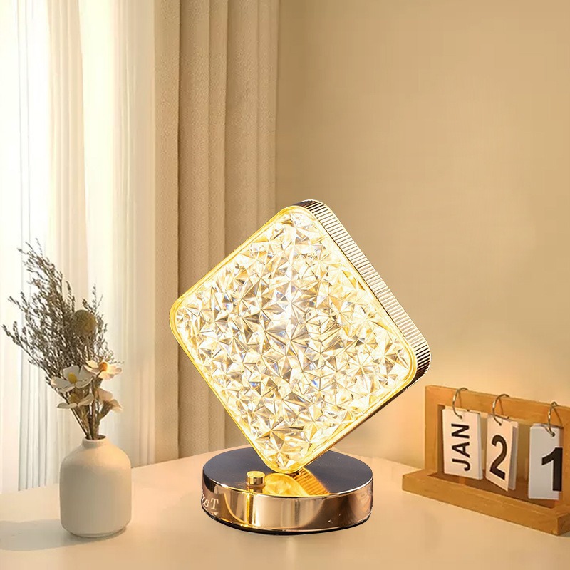 Regalos creativos Estrellas Luna Luz nocturna Lámpara de escritorio toque tricolor Luz de atmósfera Regalo de cumpleaños led