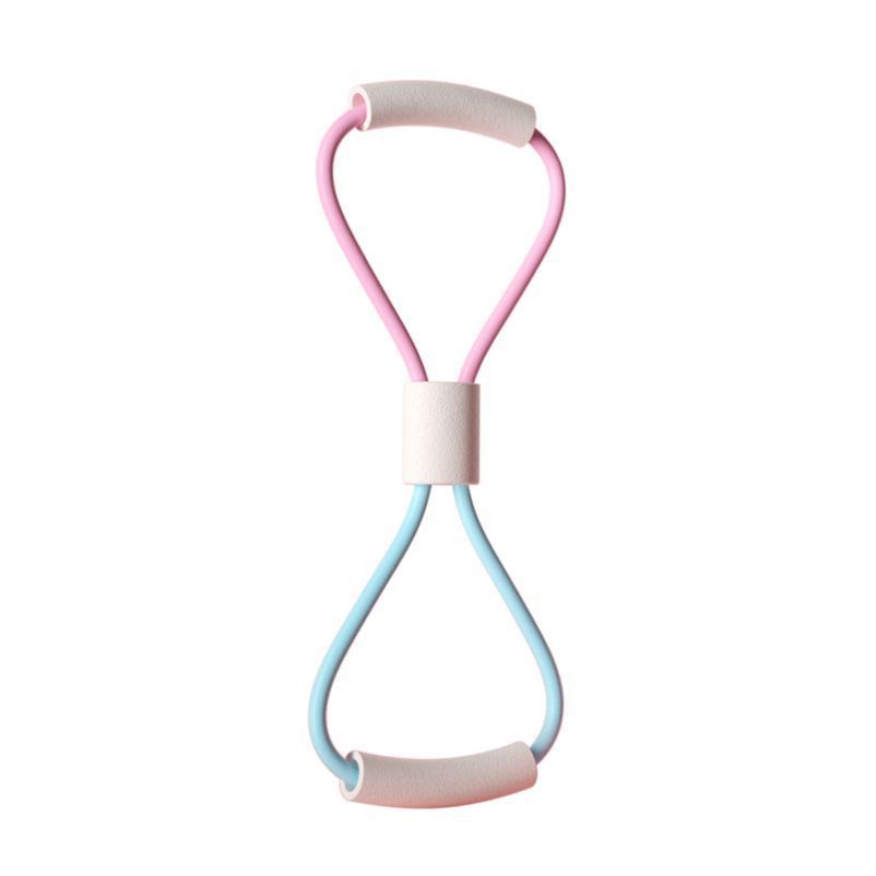 8-character tensile device home fitness elastic belt yoga women open shoulder beautiful back stretching sports equipment eight-character rope artifact