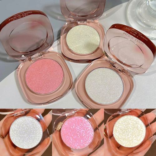MUGELEEN Vientiane Highlight Powder Powder Diamond Fine Flash Highlight Brightening Polarized Highlight Contouring Powder Mashed Potato Highlight