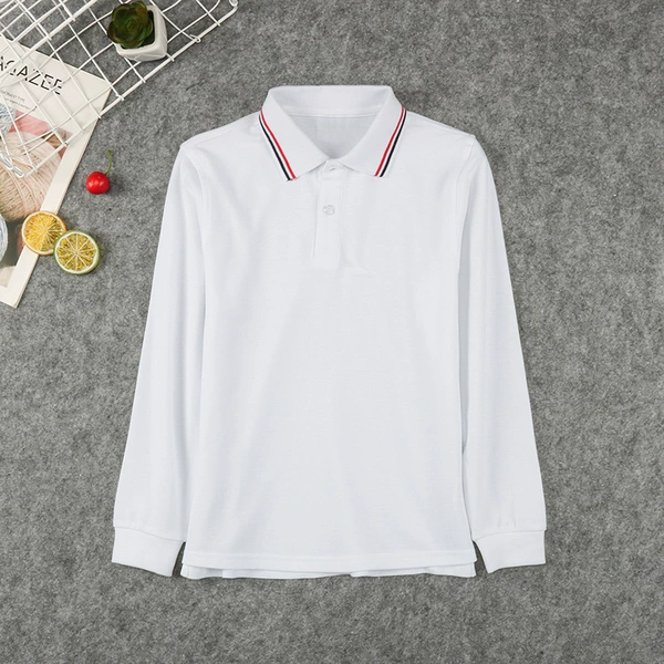 White long -sleeved single -layer school uniforms same model 6622