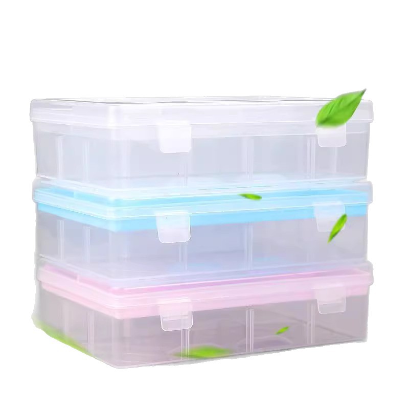 Boceto caja de lápices caja de almacenamiento de papelería especial para estudiantes de arte caja de plástico multifuncional suministros de pintura doble capa de gran capacidad