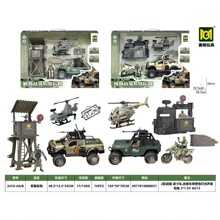 模拟战争系列玩具军事扮演铁血重装小兵人玩偶飞机坦克大炮场景