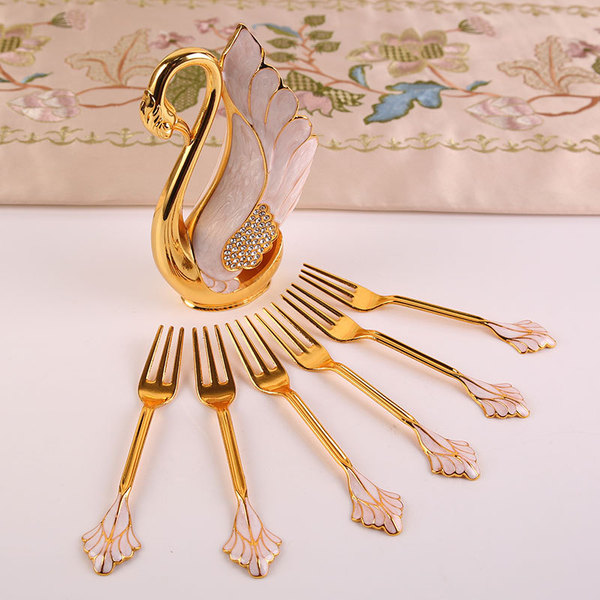 Creative cute dessert fruit fork for home use