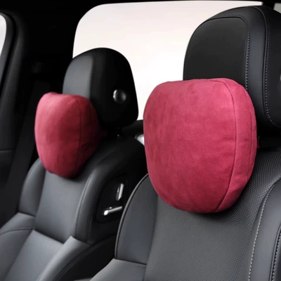 Pillow, Headrest - volcanic-red-pair-of-headrests