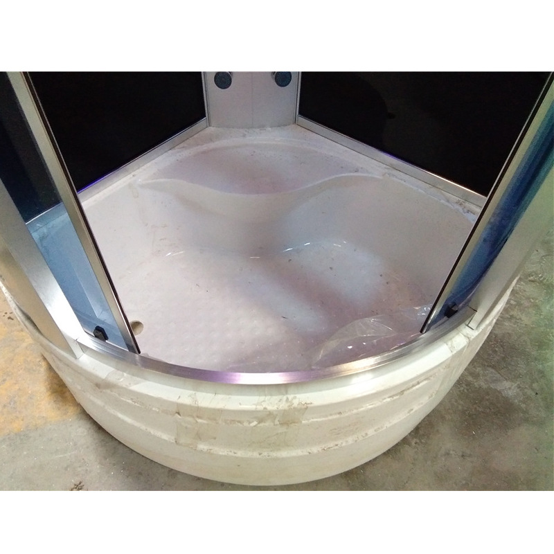 Cuarto integral de ducha baño en forma de abanico integrado con bañera sala de vapor sala de sauna baño Baño