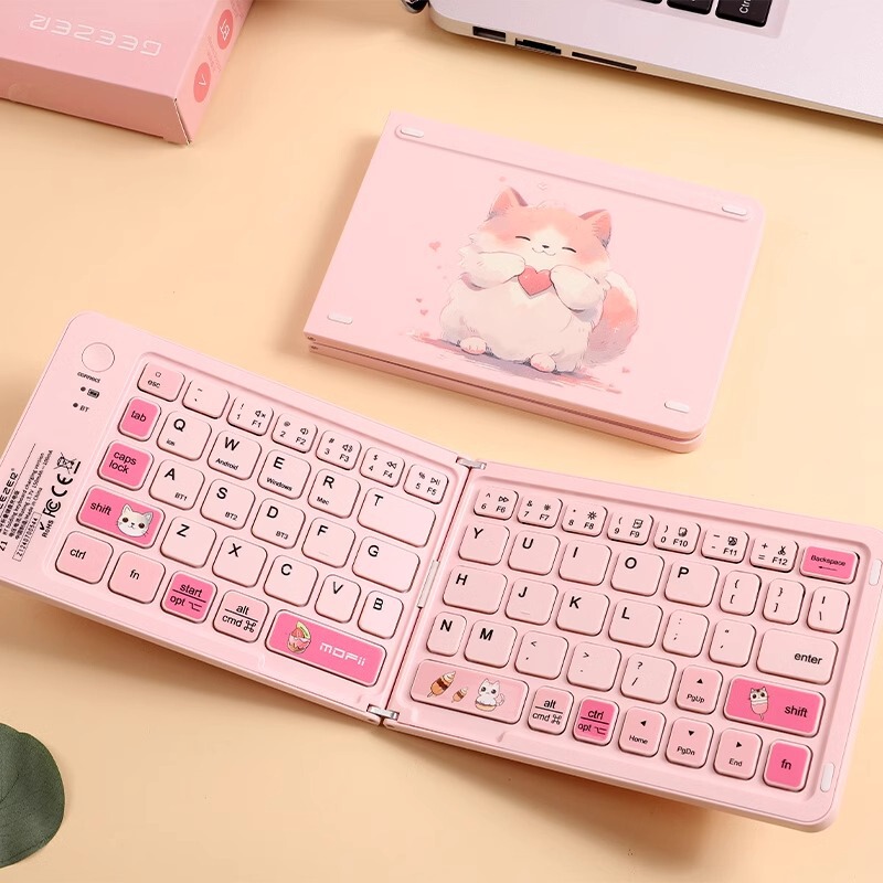 Skyscraper z1 Wireless Bluetooth Keypad Folding Girls Mini Portable Girls Tablet Phone Computer