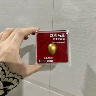 游戏周边非洲之心三角洲行动模型水晶摆件礼物金色鸟蛋盒装