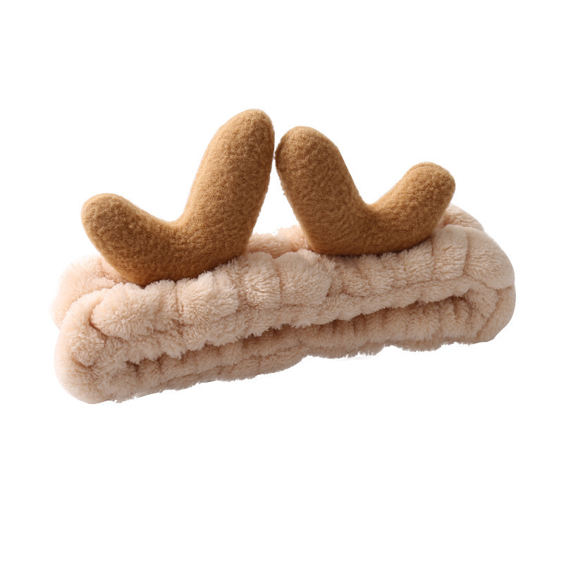 Diadema de felpa de dibujos animados de otoño e invierno