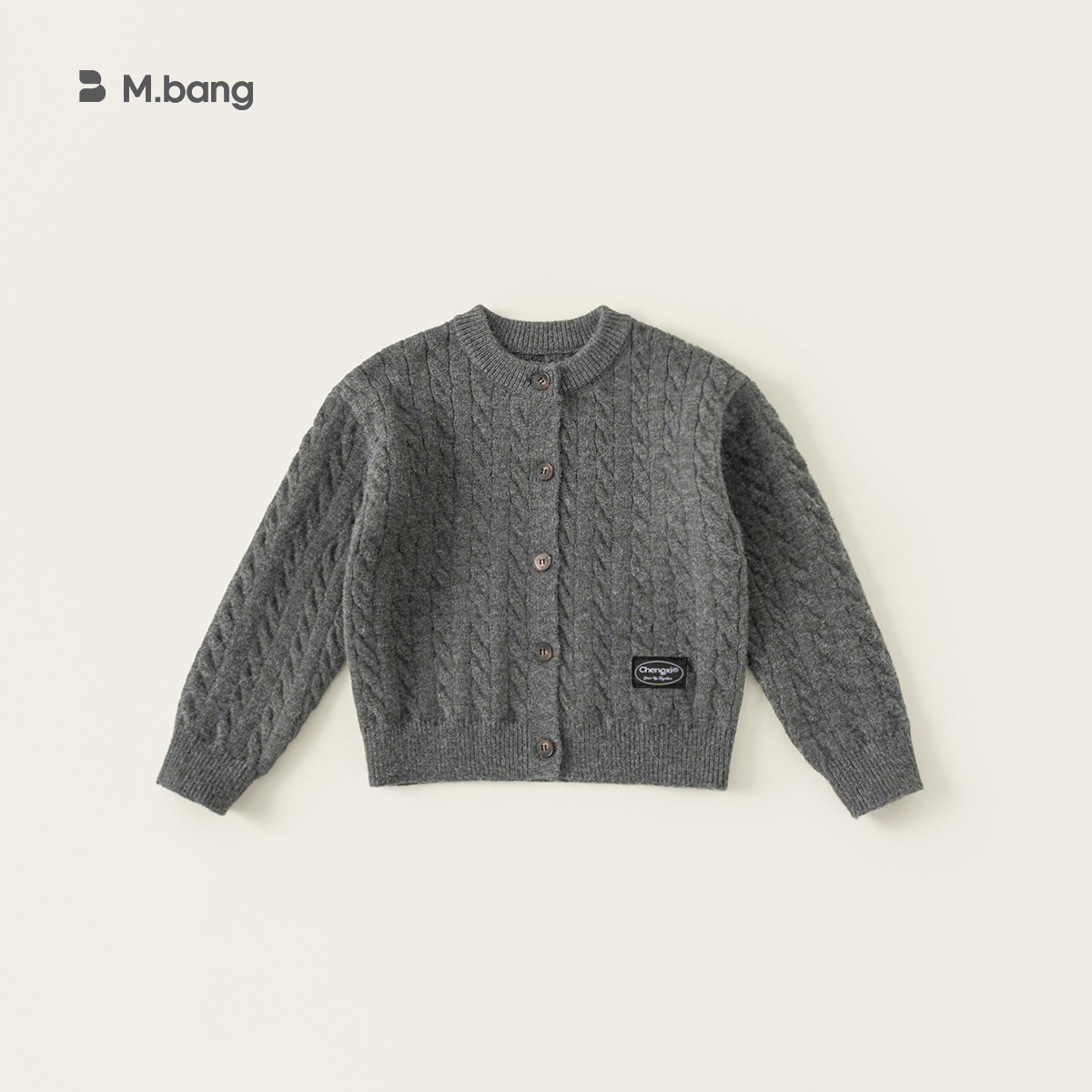 Yubao ropa infantil suéter de invierno nuevo estilo niñas color sólido variedad de niños chaqueta de punto de torsión extranjera