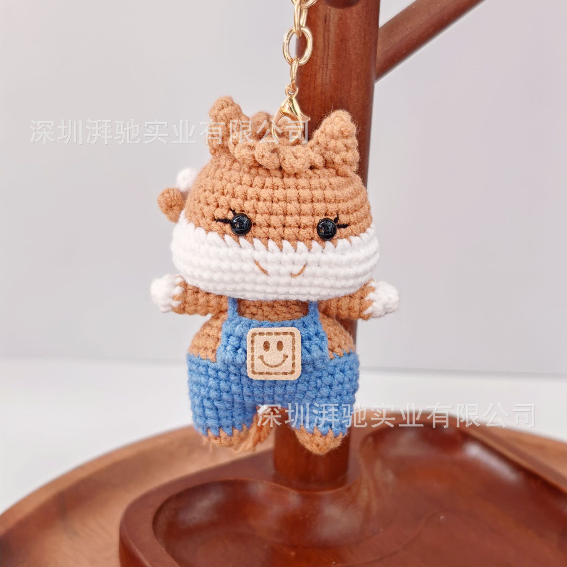 Colgantes de animales del zodiaco tejidos a mano, muñecos de lana hechos a crochet, accesorios decorativos para bolsos, regalos al por mayor y al detalle. image 21