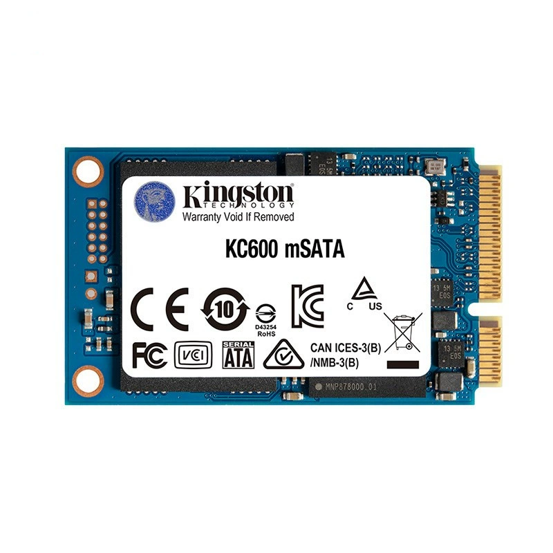 Kingston KC600 256G 512G 1T 2T SATA3 mSATA SSD твердотельный диск