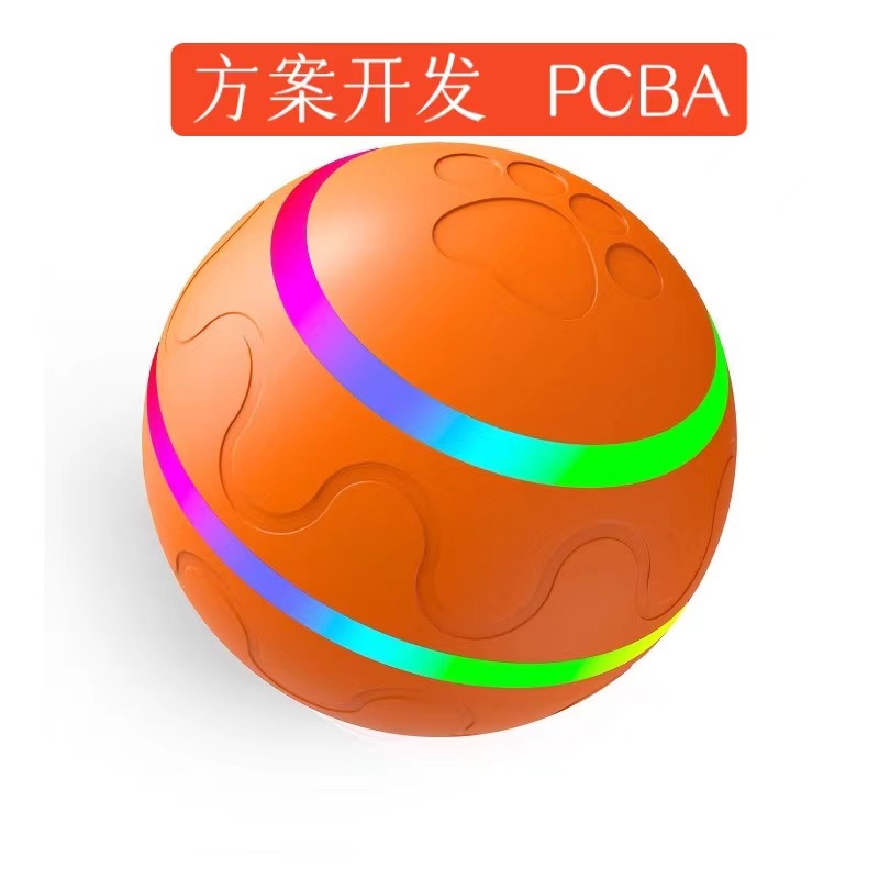 Esquema interactivo de bolas de juguete para perros y perros, bolas de juguete para gatos y perros, bolas de juguete para perros y perros, bolas de mascotas luminosas PCBA
