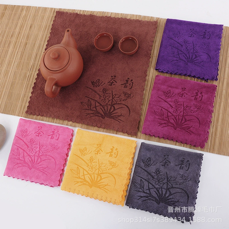 Чайное полотенце впитывает воду Чайное полотенце чайное полотенце утолщение чайного столика