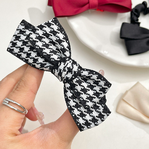 Internet celebrity retro bow headband tied with balls hair rope hair band female high-end simple temperament rubber band headwear