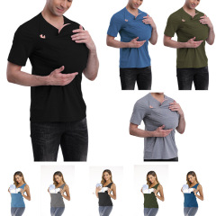 ヨーロッパとアメリカのAmazon FBA高品質カンガルーパパカンガルーママ多機能服なだめるシャツTシャツベスト