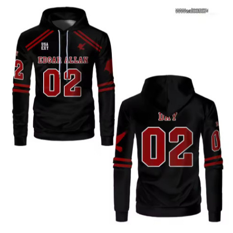 Crow King cosplay costume hockey jersey is a competition hoodie, unisex, long-sleeved pullover for autumn and winter Crow King cosplay costume hockey jersey is a competition hoodie, unisex, long-sleeved pullover for autumn and winter