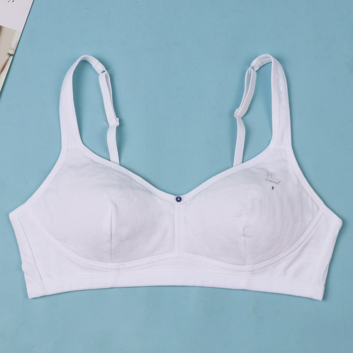 Underwear for students, wireless bra, cotton vest