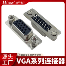 VGA�A��ʽĸ��D-SUB 15Pĸ�^���Ŷ��ӊA��ʽ1.2�B����1. 6mm��ȼ