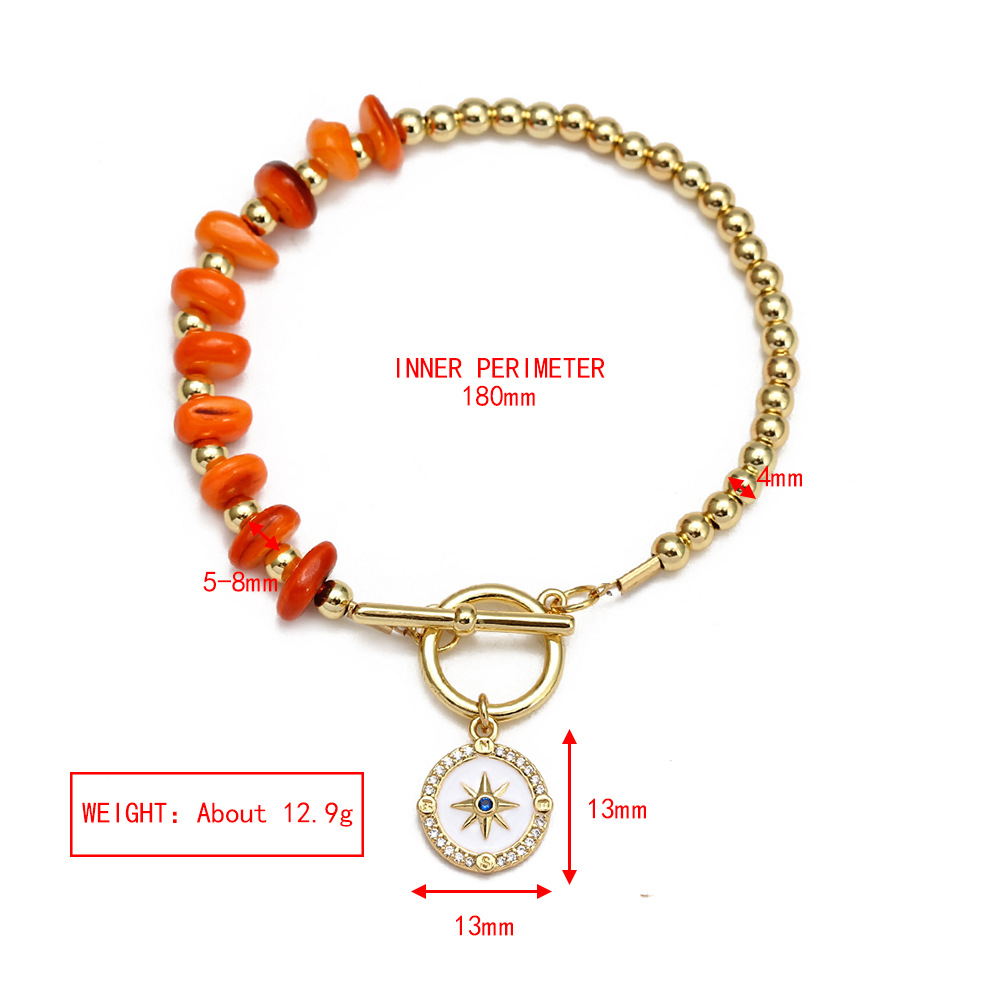 15g Weight Bracelets Classification 1 Piece Quantity Daily Occasion Copper Material Eye Pattern Unisex Gender Plating Design Fashion Style Fashion Eye Copper Plating Bracelets 1 Piece 9