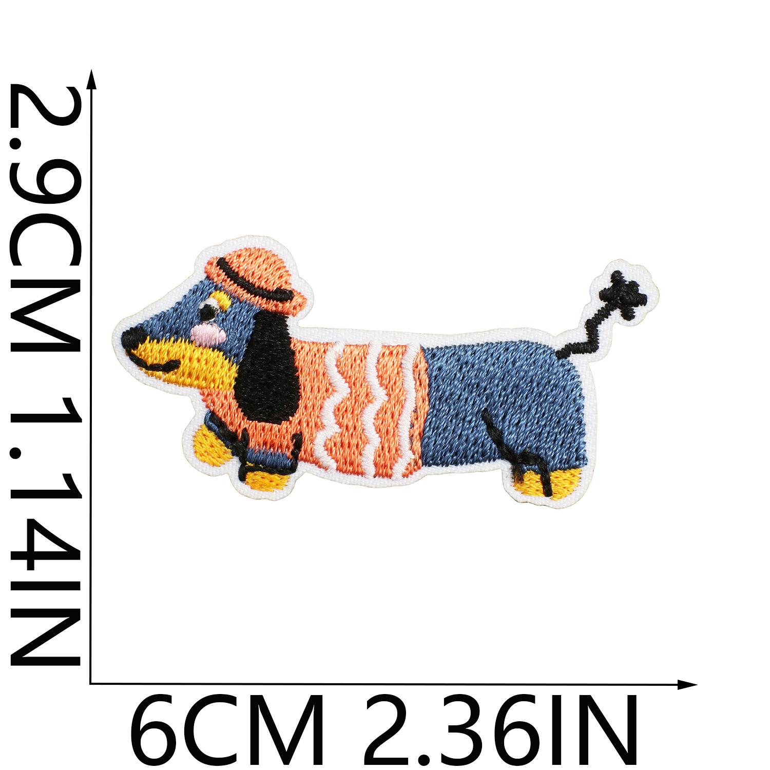 3g Weight Clothing Sticker Patches Classification 1 Piece Quantity Dacron thread Material Dog Pattern Casual, Elegant, Cute Style Embroidery Craft 1 Piece Casual Elegant Cute Dog Dacron Thread Clothing Sticker Patches 11