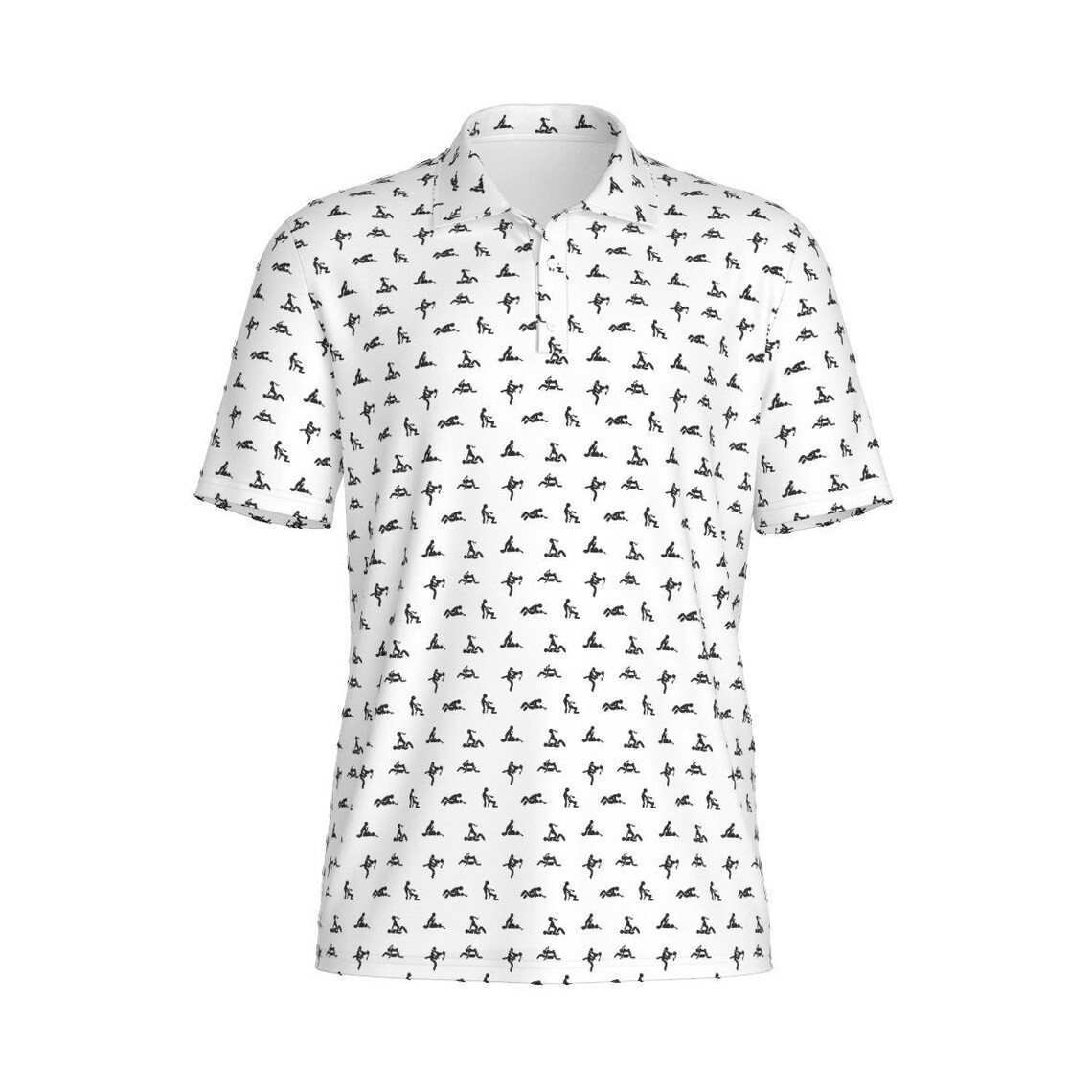 2026 Autumn/Winter Men's 3D Digital Print Christmas Pattern Collared Shirt, Dropshipping Available, Summer Quick-Drying Ice Silk