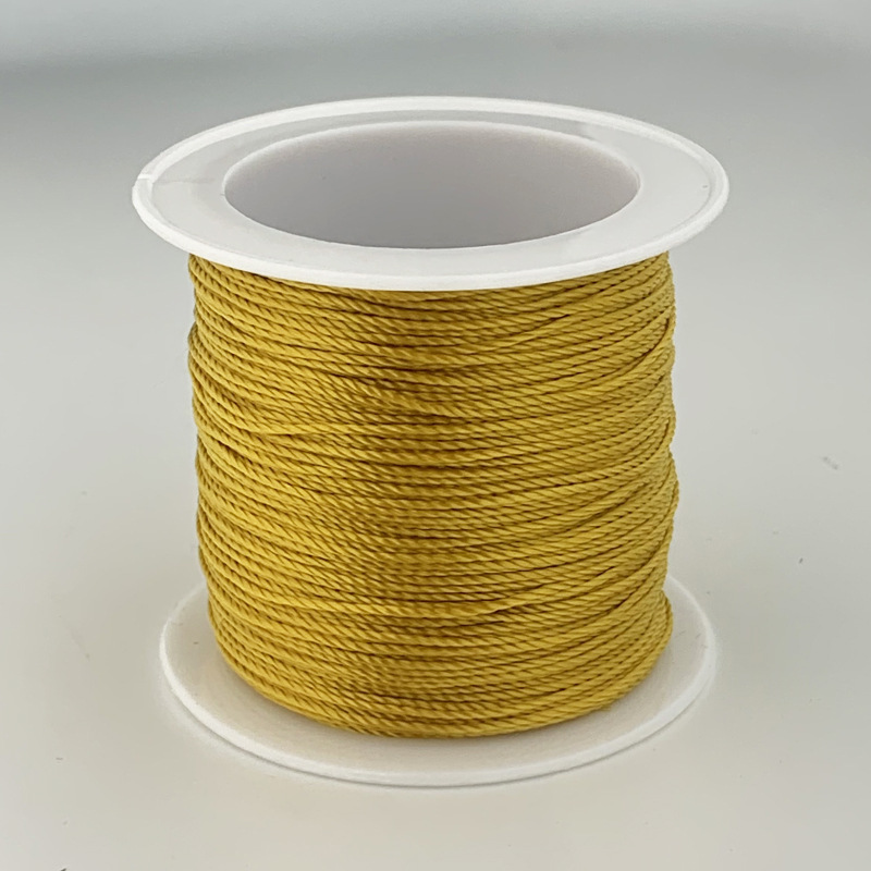 12 hilos de alambre trenzado hilo rojo hilo de color Morandi cuerda trenzada collar cuerda cuerda trenzada a mano material de bricolaje