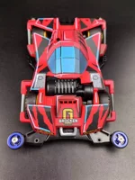 Корпус автомобиля Jiepin с полным приводом, двухмерный красный гигантский струйный автомобиль, шасси FMA, передняя сборка двигателя.
