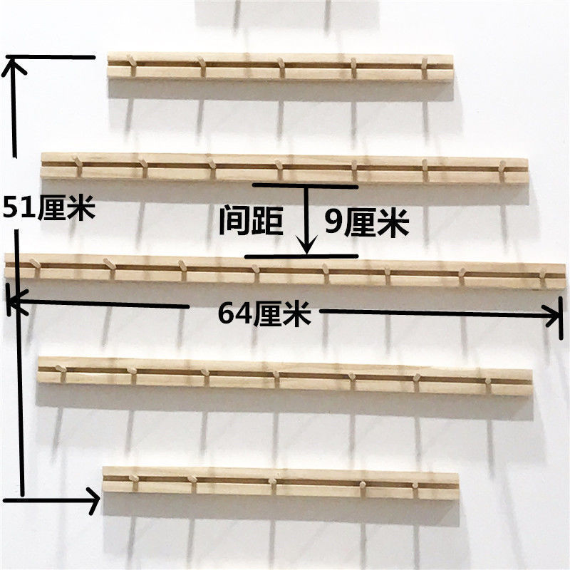 소나무 원형 스트립 세트 2