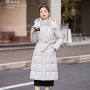 冬季过膝新款2026棉服