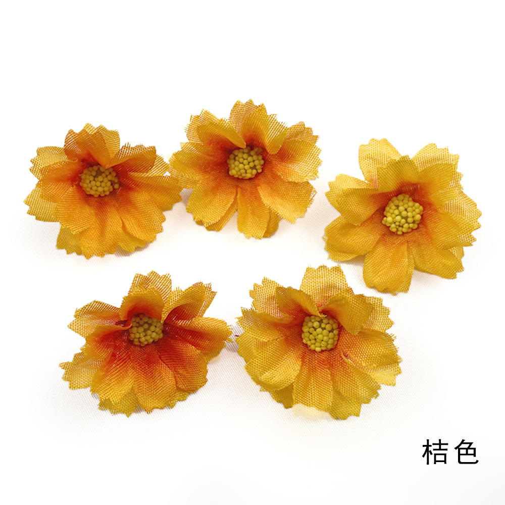 Simulación de flores de orquídeas de danza Daisy DiDi flores de flores tocado muñeca pastel ramo decoración de flores de danza