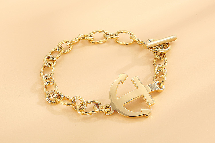 12g Weight PVD Coated Gold Plating Process 18K Gold Plated Plating Material 304 Stainless Steel Pendant Material No Inlaid Inlay Material Bracelets Classification 304 Stainless Steel Chain Material Anniversary, Business, Travel Occasion 304 Stainless Steel Material Anchor Pattern Unisex Gender Fashion Style Waterproof Non Tarnish, Plating Craft Gold, Silver Color PVD Coated 18K Gold Plated Geometric Titanium Steel Fashion Waterproof Non Tarnish Bracelets 2