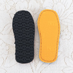 孺子牛儿童鞋底手工勾编毛线拖鞋棉鞋底橡胶鞋底批发防滑耐磨