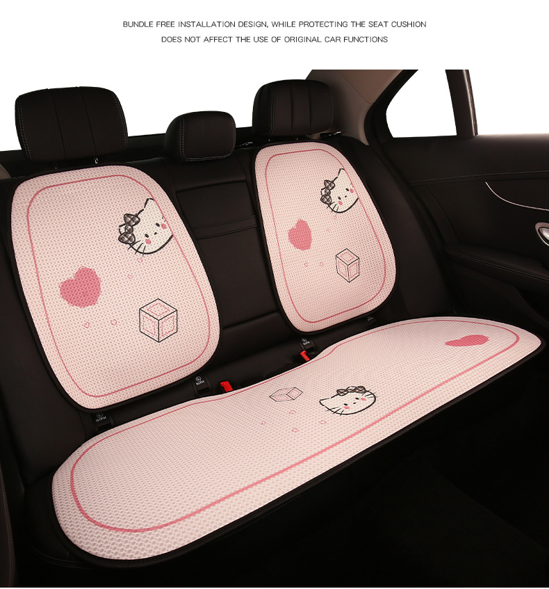 26 New Car Seat Cushions, Universal for All Seasons, Cute Seat Cushions, Breathable Thin Cooling Cushions, Summer Seat Cushions for Women That Are Resistant to Dirt