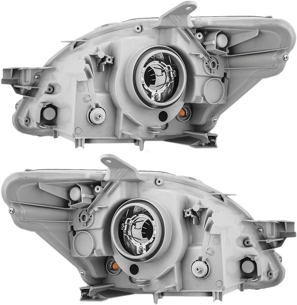 Compatible with 2007-2011 Toyota Yaris Vios front headlights, left side headlight / right side headlight, front of the vehicle