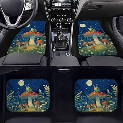 Four-Piece Set, Stain-Resistant Mats, Amazon — Avtomobil döşəmə paspasları
