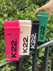 透明ミルクティーカップppネット赤方レンガペットボトル耐高温ミルクティー瓶k 22同タイプ500ml飲料カップ瓶
