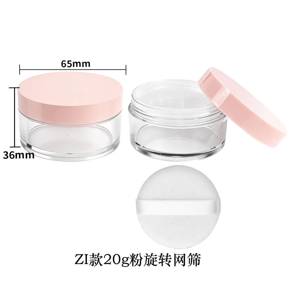 Materiales de embalaje para polvos sueltos en stock: caja dispensadora de polvo suelto ultrafina con tapa abatible y malla elástica grande, para 8g, 15g, 20g.