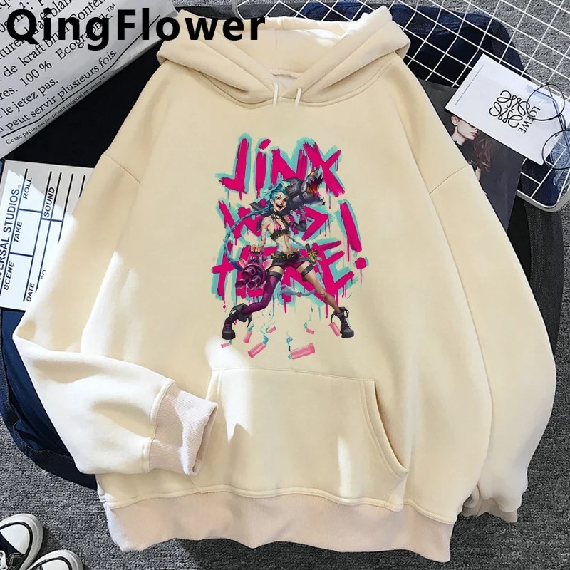 Arcane Jinx Hoodies Male Overseas Setwear Men Hoody Sweatsh