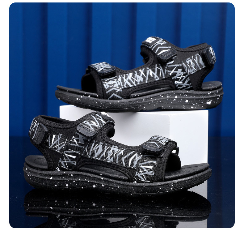 Jongens Sandalen Sport Atletische Sandalen Strand Buitensporten Open Teen Sandaal Slip Comfy Antislip_voghion.com