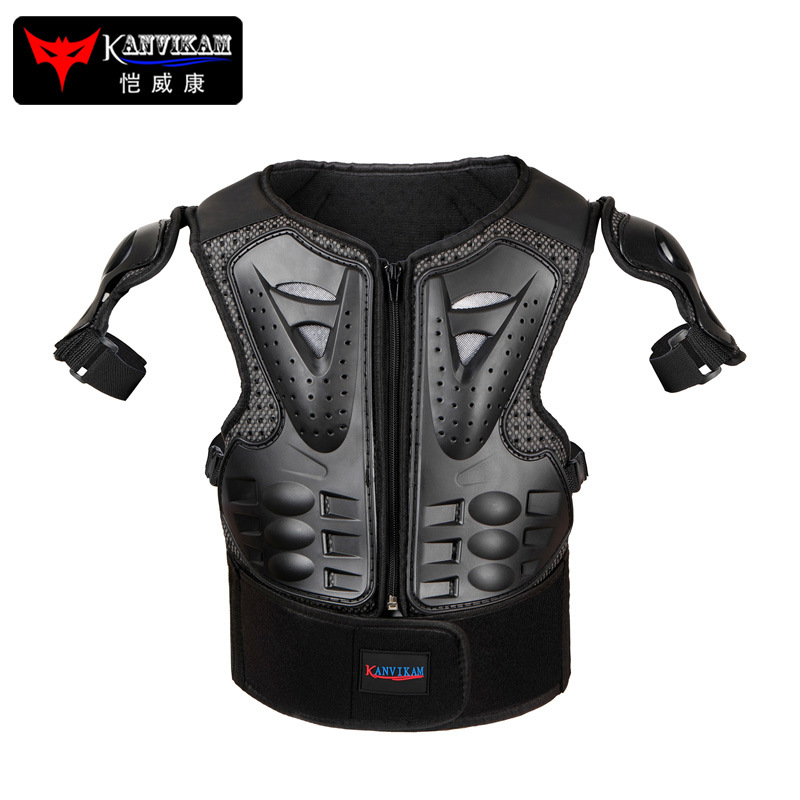 Ropa de armadura de motocicleta, chaleco de ciclismo al aire libre para niños, espalda todoterreno de caballero, protección de motocicleta, ropa de armadura para niños