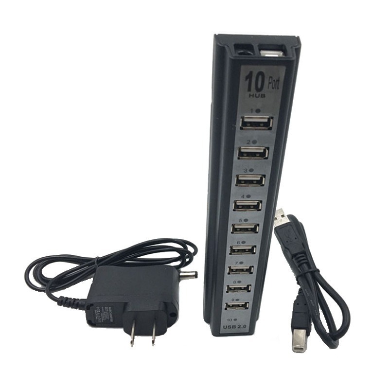 USB 2.0 ハブ 10 ポート スプリッター USB2.0HUB 10PORTS 1 ～ 10 エクステンダー|undefined