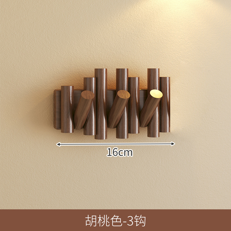 Gancho de ropa de madera sólida puerta colgante de ropa colgante de puerta de entrada puerta de entrada llave de pared gancho de ropa gancho de pared piano