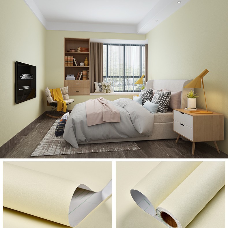 White matte self-adhesive wallpapers