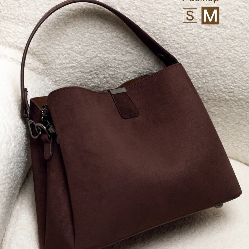 Bag2026 New Large-Capacity Bucket Bag for Women, Niche Simple Versatile Handbag, Shoulder Crossbody Bag