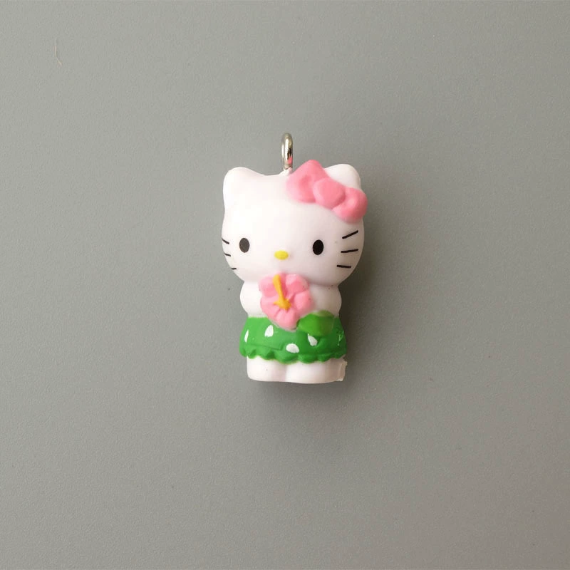 Hello Kitty, маленькая мини-фигура, подвеска, handmade