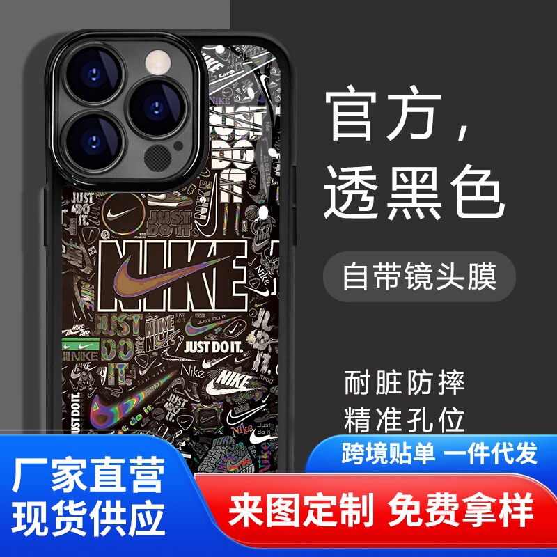 Nike comes with lens film Apple phone case 13Promax/12/XR male 14/11/XS trendy 8p