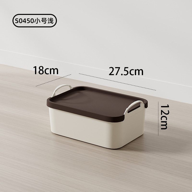 Selección estricta caja de almacenamiento de estilo crema vintage ropa para el hogar con tapa armario organizador sala de estar caja de almacenamiento de gabinete completo