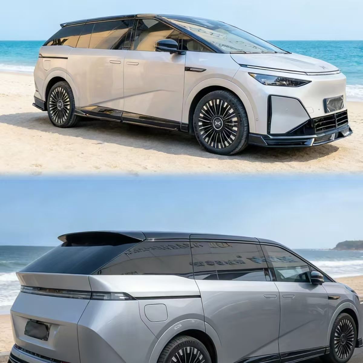 23-26 Xiaopeng X9 Body Kit Modification, Abs Material, Paint Process, No Drilling Required, Various Sporty Styles