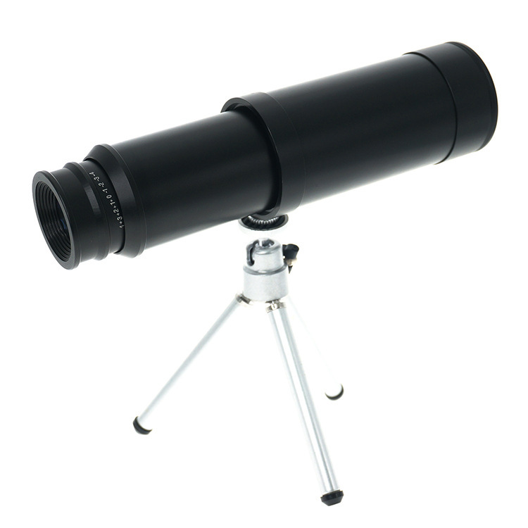 厂家供应10X50可伸缩全金属单筒望远镜高倍高清微光夜视